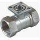 stainless steel 1PC ball valve with Mounting Pad,304/CF8M,201,NPT;Female Thread;with ISO5211