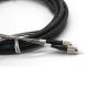 LSZH 2 Core Armored Break Out Duplex Outdoor Jumper Fiber Cable For Patch Cord Fan Out Kit Flame Retardant
