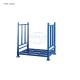 Customized Collapsible Orange Tire Storage Rack Shelves Foldable Metal Stackable