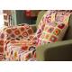 Handmade Crochet Pastoral Floral Blankets Decorative Sofa cover /Sofa Backrest Towel Weddi