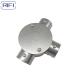 RIFI Emt Aluminum Junction Circular Box  Set Screw Type 1 Way 2 Way 3 Way 4 Way