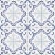 Blue And White 250x250mm durable Floor Ceramic Rustic Tile For Balcony And Retro Wall Tile For Kitchen