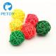 Cats Rattan Ball Durable Pet Toys  Heavy Duty Dog Rope Toy Rattan Material