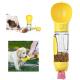 Multifunctional 2 In 1 Dog Portable Puppy Water Bottle With Food Box Shovel Garbage Bags