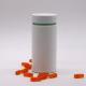 Customized Color Emboss Logo Plastic Bottles for Capsules/Tablets/Pills/Powder 200ml