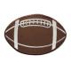 Smooth Texture Rugby NFL Iron On Patches With Embroidery Edge
