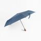 High End Auto Open Close Umbrella With Straight Wooden Handle 94cm Open Diameter