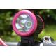 Aluminum alloy 10 Watt Rechargeable LED Bike Lights , 1200 lumen bicycle light