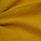 Yarn Dyed 130GSM Yellow Crepe Gauze Fabric Crinkle Double Gauze Fabric