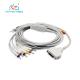 TPU 3.4 Meter EKG Cables Nihon Kohden Compatible With 6 Months Warranty
