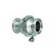 2 Inch Sanitary Check Valves Threaded Type With Clamp Type Standard End Connection