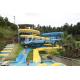Long Raft Plastic Water Slide for Children and Adult , Spiral Water Slide for