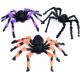 Customized Halloween Party Crafts Halloween Props Black Wool Cloth Soft Spider