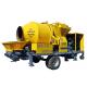 DJBT30 self loading small portable mobile diesel concrete pump with mixer