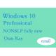 Fully New NONSLP Microsoft Windows 10 Professional Oem Key License Code