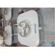 Round Watertight Deck Hatches , Aluminum Boat Hatch Covers Customized Coaming H