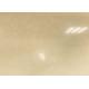 Light Yellow Artificial Crystal Engineered Stone Worktop Big Slab For Kitchen Top