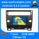 Ouchuangbo S160 car DVD GPS radio S160 Citroen C4 with 4 core 3G WIFI 1024*600 android 4.4