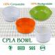 PLA unique clear fruit salad bowl,FDA SGS certificated disposable biodegradable CPLA coffee stirrer for paper cups pac