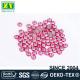 Pink Color Rimmed Rhinestones Glass / Alloy Material 12 - 14 Facets