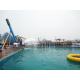 Custom 12.5m Cannon Ball Steel Pool Water Slides For Water Park Equipment