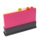 33.8cm Plastic Chopping Board Set With Stand
