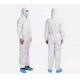 Microporous Full Body Disposable Medical Coverall Against Germs Liquid Proof