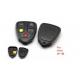 4+1 Button Volvo Remote Key Shell, Auto Remote Key Case / Blanks For Volvo