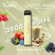 berry bubble tea flavor Yuoto xxl Max 3500 Puffs Disposable Vape wholesale i vape  Mesh Coils Leather Surface 9ml