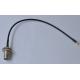 Custom RF Cable Assembly TNC Female To MMCX Male Connector RG 174 Cable