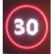 Highway VMS Speed Limit Boards Photo Sensors Virtual Message Sign