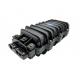 96Cores 3In 3Out Inline horizontal Fiber Optic Joint Closure Manhole Underground