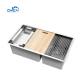 double bowl handmade house kitchen sinks quality control procedure stainless steel kitchen sink