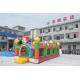 Colorful Jumping Inflatable Bounce House Bouncy Castle With Slide For Outdoor Kids