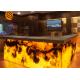 Led Artificial Stone Bar Counter Anti Pollution Size Customized