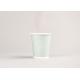 8 Ounce Green Disposable Coffee Paper Cups For Home / Dinners / Parties