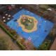 Custom Colored EPDM Rubber PU Running Track With Excellent Durability And Shock