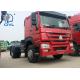 4 X 2 SINOTRUK Tractor Truck , Euro II/III Emission Standard ZZ4257S3257V Prime Mover Used With Semi Trailer