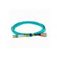10G OM4 50 / 125 LC-SC Fiber Optic Patch Cord PVC / LSZH , Green