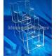 Brochure / Leaflet 4mm Acrylic Display Case Trade Show Brochure Stands Table Top