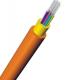 48 Core GJPFJV Indoor Fiber Optic Cable Bundle Single Tight Buffered Distributio