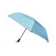 Color Coated Automatic Travel Umbrella Sun Protection 190T Pongee Fabric