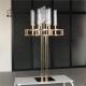 New saixin good quality 13 arms gold metal candelabra for wedding centerpieces