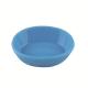 Non Toxic Odorless Silicone Tableware Round Shaped Green / Blue Baby Eating