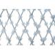 High Security Galvanized Straight Line Razor Wire Fence  Panel