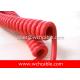 150V CE Compliant Low Voltage Curly Cable Thermoplastic Polyurethane TPU Jacketed With UL Mark