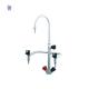 Triple Outlet Laboratory Sink Tap Corrosion Resistant 360 Degree Rotate Lab Faucet