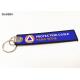 Personalized Embroidered Fabric Keychain Letter Jewelry Aviation Keyring