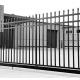 Zinc Steel Courtyard Block Building Wrought Iron Picket Fence High Strength