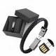 Fast Usb Leather Charging Cable , Bracelet Data Charging Cable CFT-B21